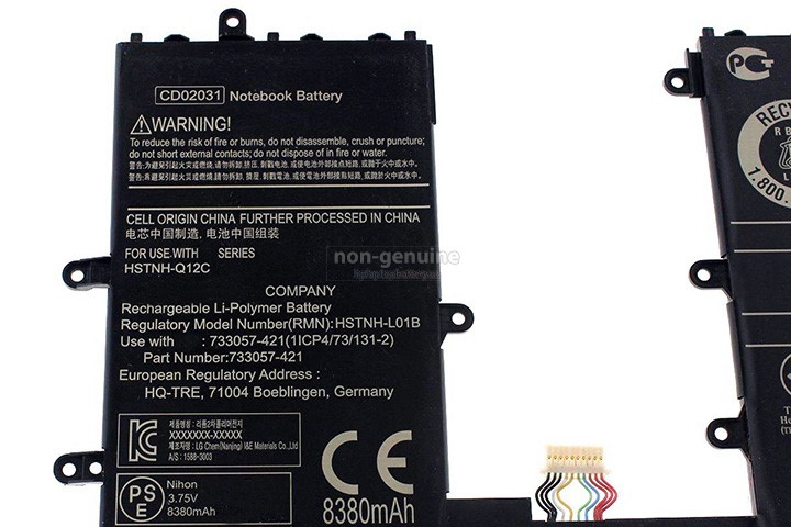 Battery for HP 733057-421 laptop