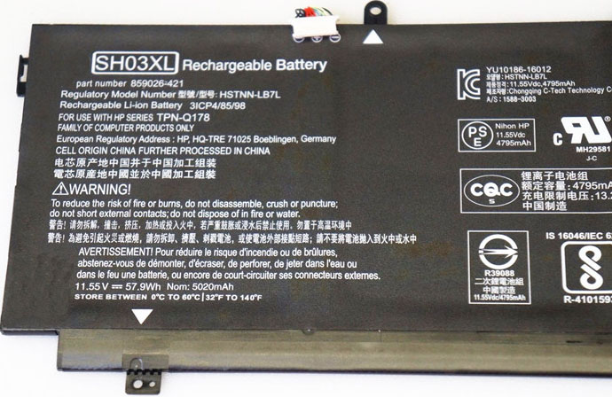 Battery for HP Spectre X360 13-AC001NA laptop