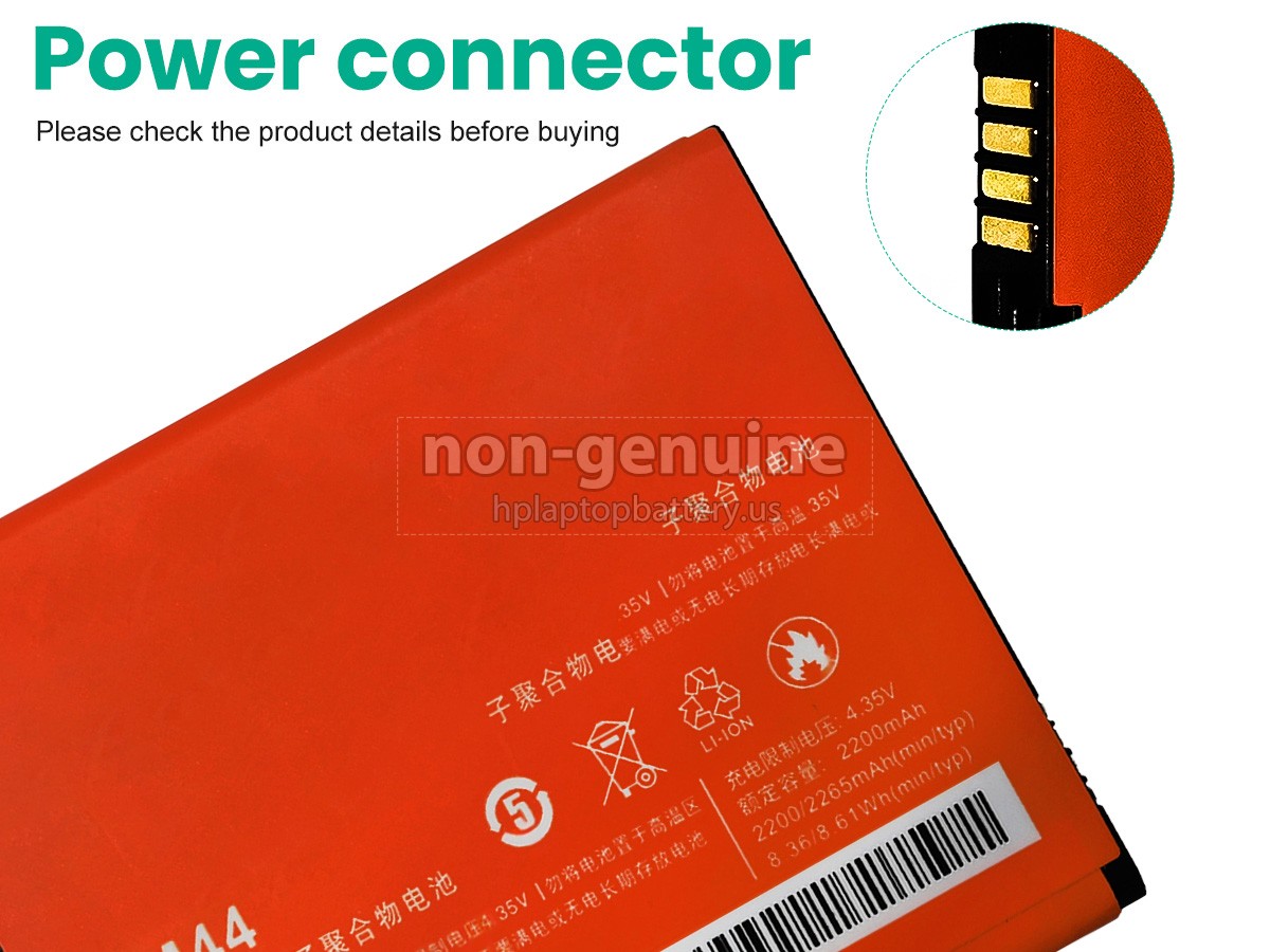 replacement XiaoMi 2014818 battery