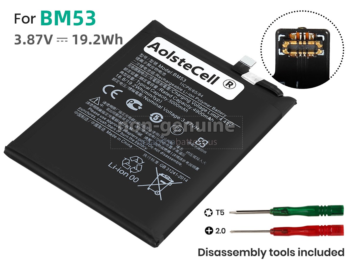 replacement XiaoMi M2007J17C battery