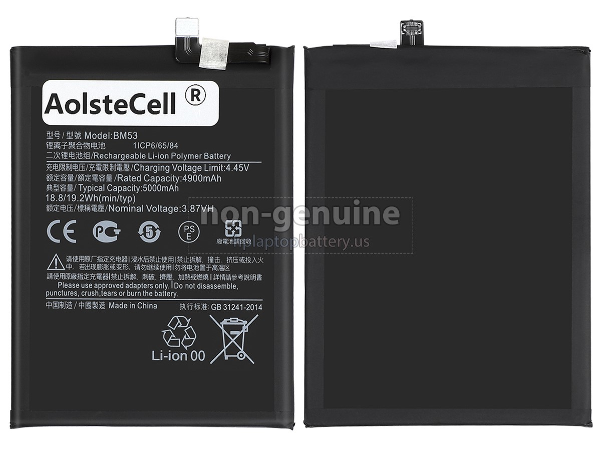 replacement XiaoMi M2007J17C battery