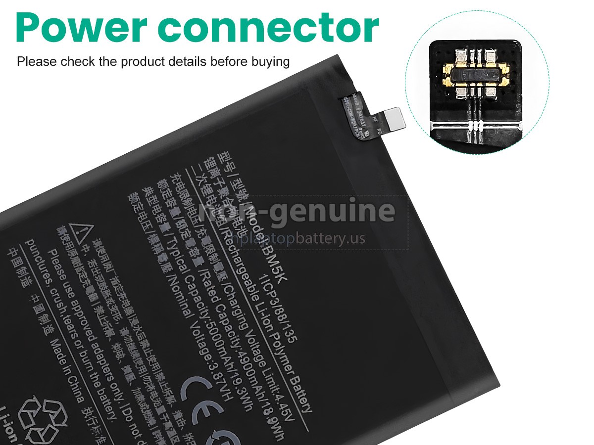 replacement XiaoMi PAD 5 PRO 12.4 battery