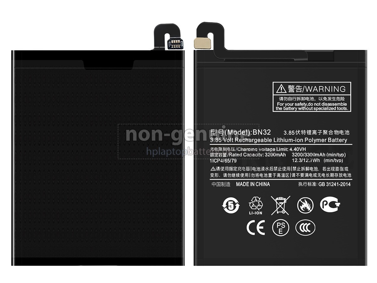 replacement XiaoMi BN32 battery