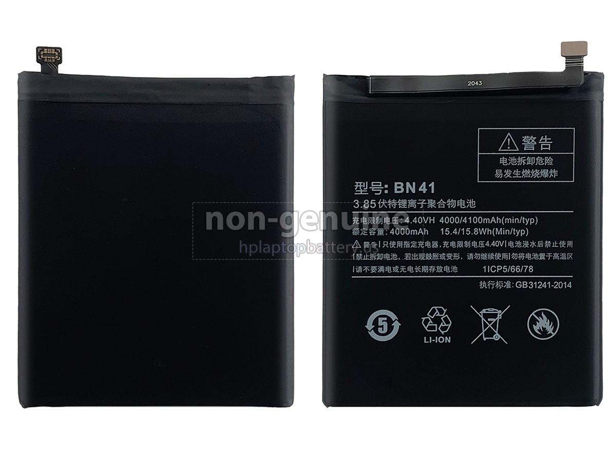 replacement XiaoMi NOTE 4 battery