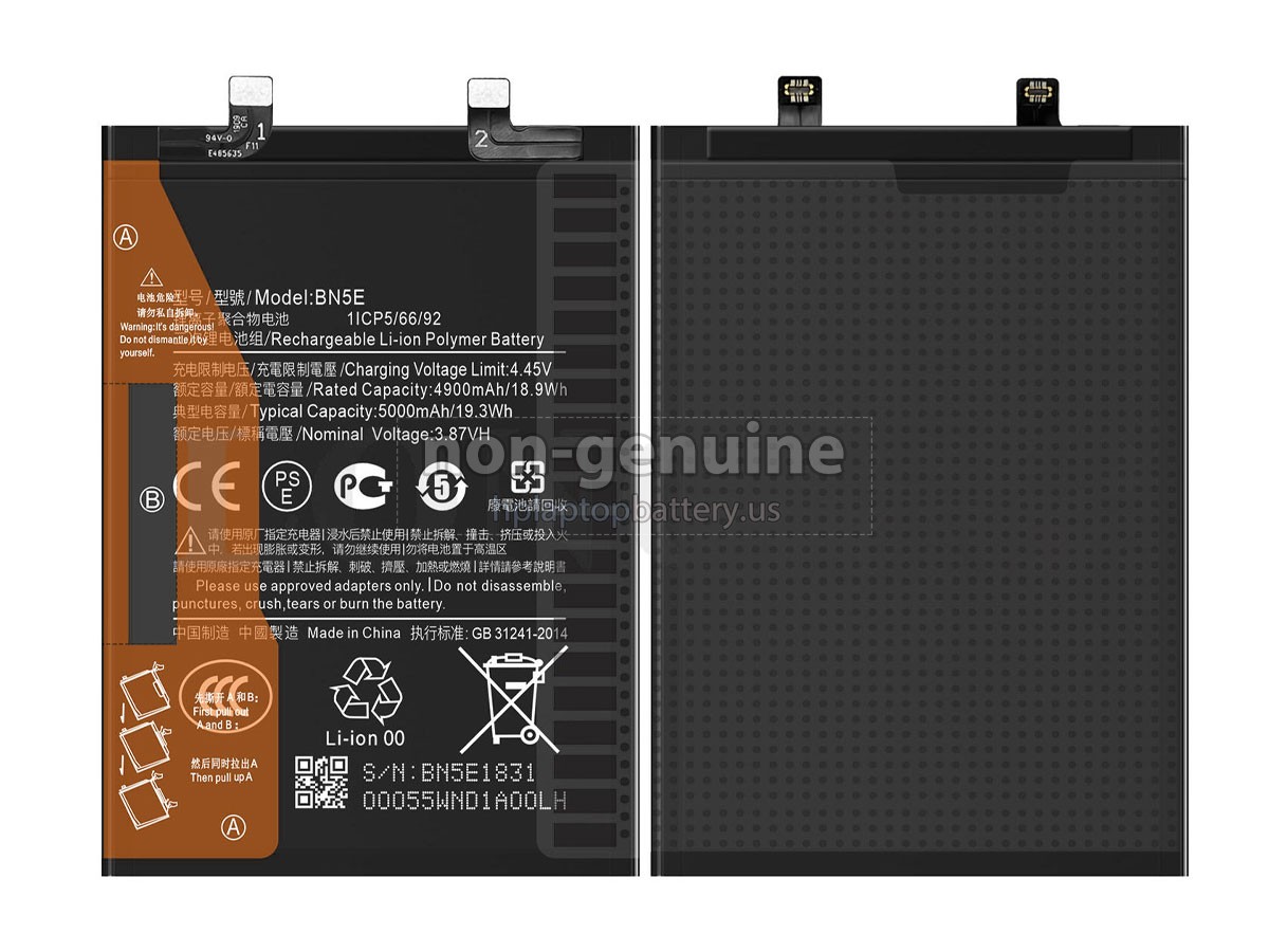 replacement XiaoMi BN5E battery