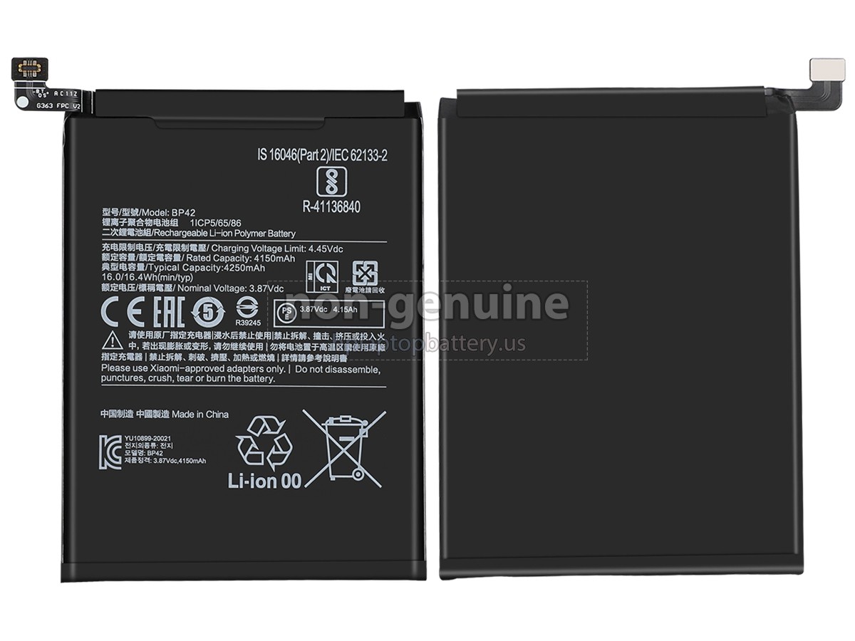 replacement XiaoMi MI 11 LITE battery