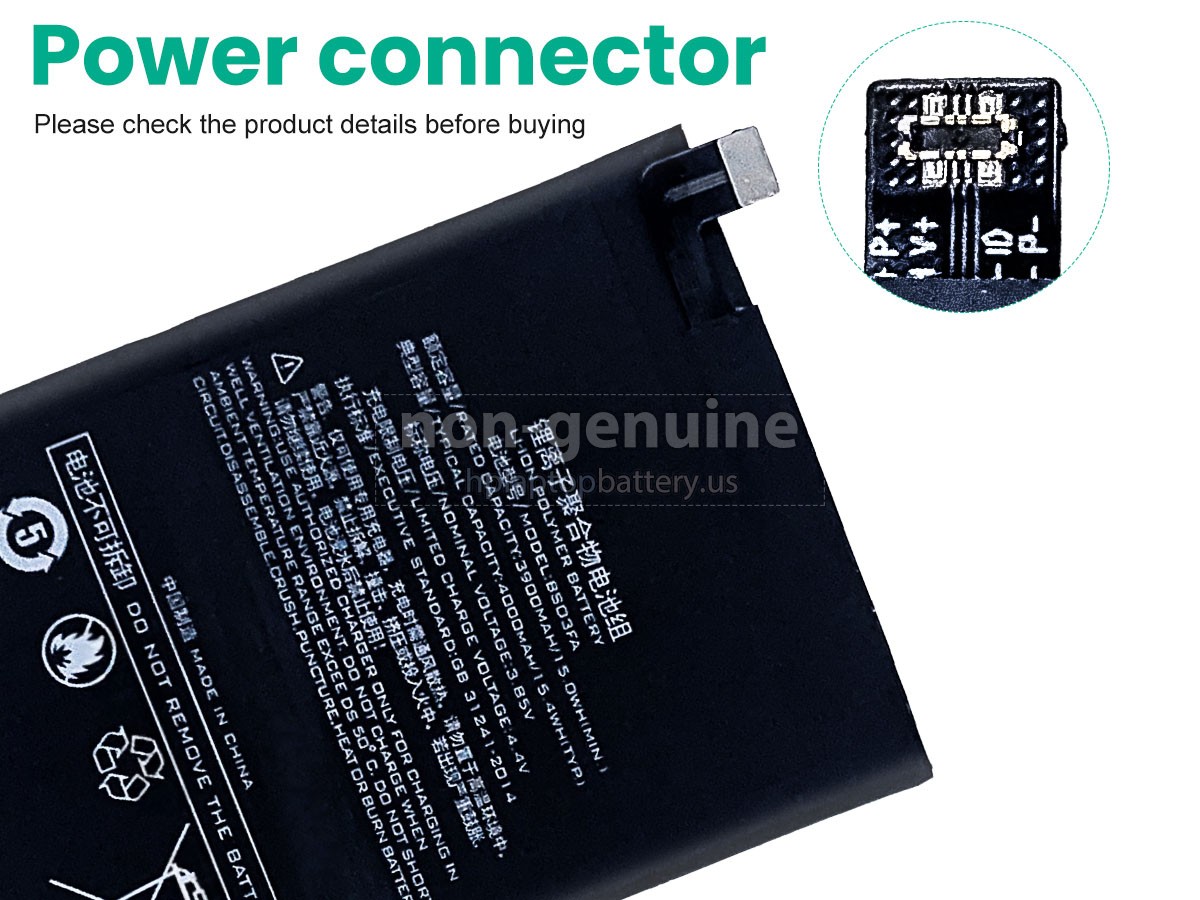 replacement XiaoMi BS03FA battery
