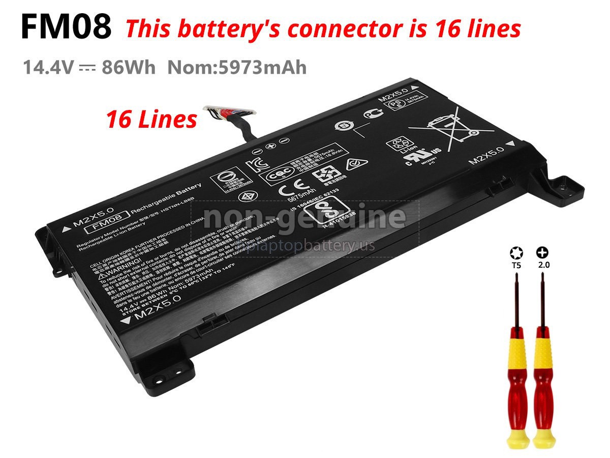 replacement HP Omen 17-AN021NA battery
