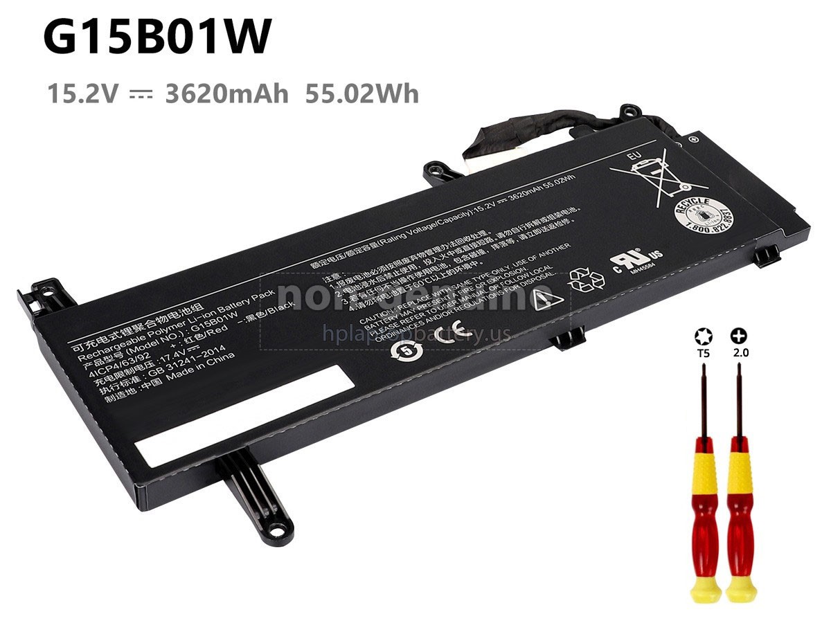 replacement XiaoMi G15B01W battery