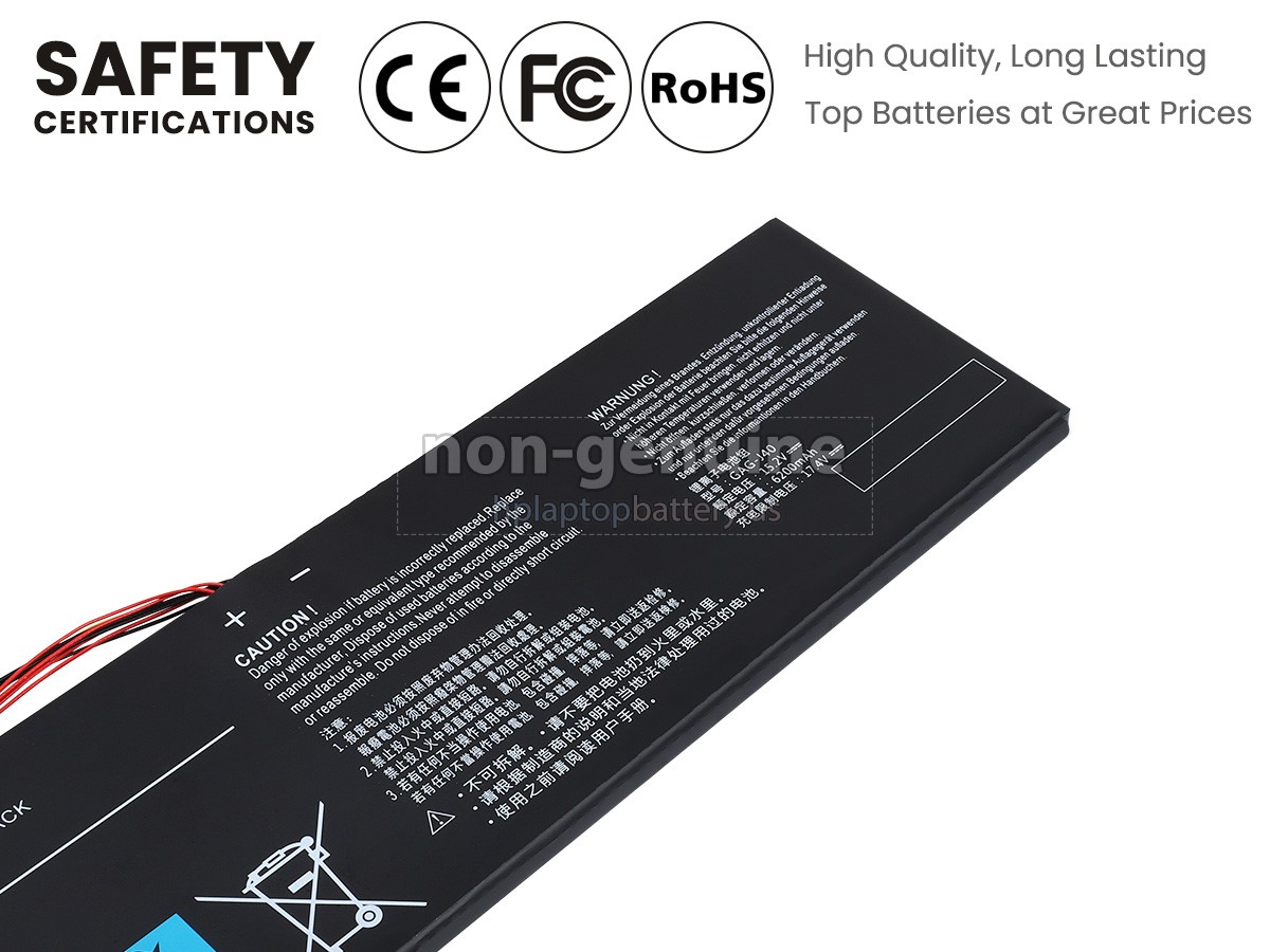 replacement Gigabyte AERO 17 HDR (INTEL 9TH GEN) battery