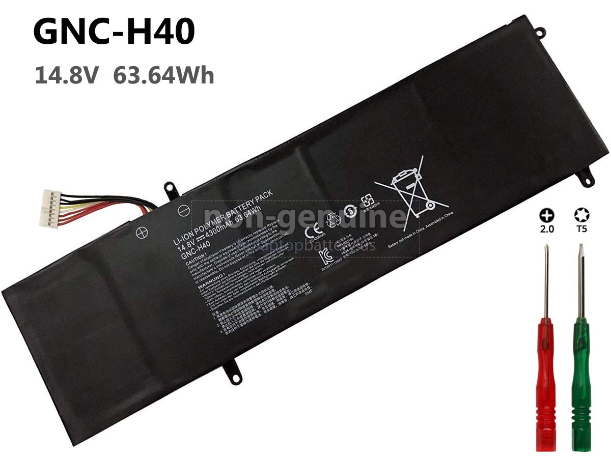 replacement Gigabyte GNC-H40 battery