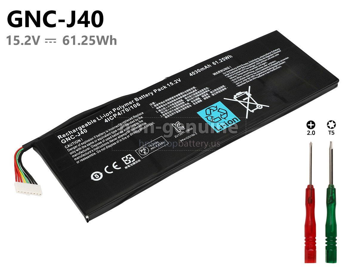 replacement Gigabyte P34F V5 battery