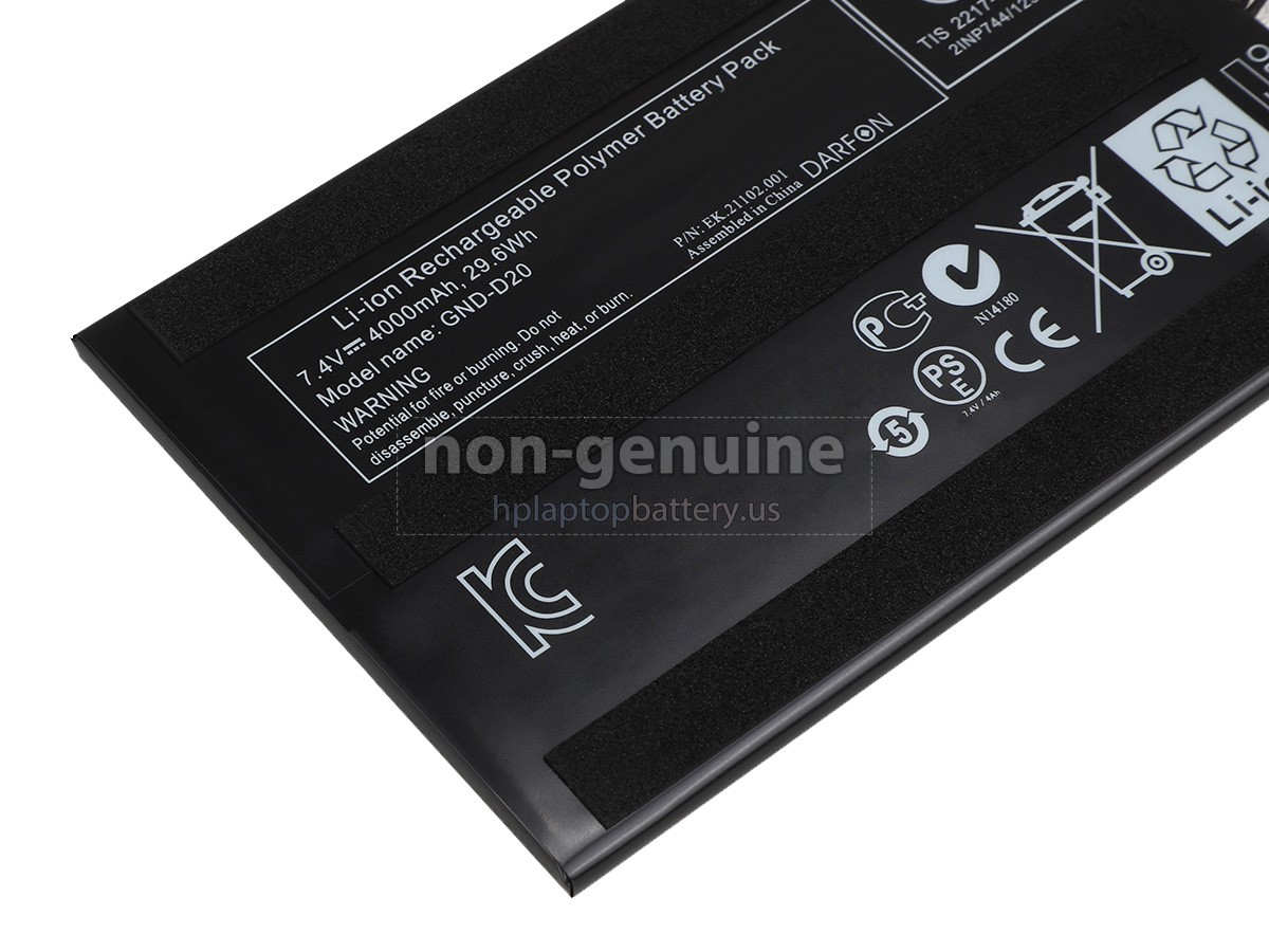 replacement Gigabyte GND-D20 battery