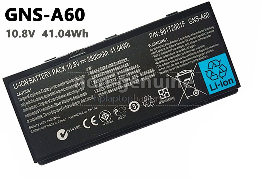 replacement Gigabyte GNS-A60 battery