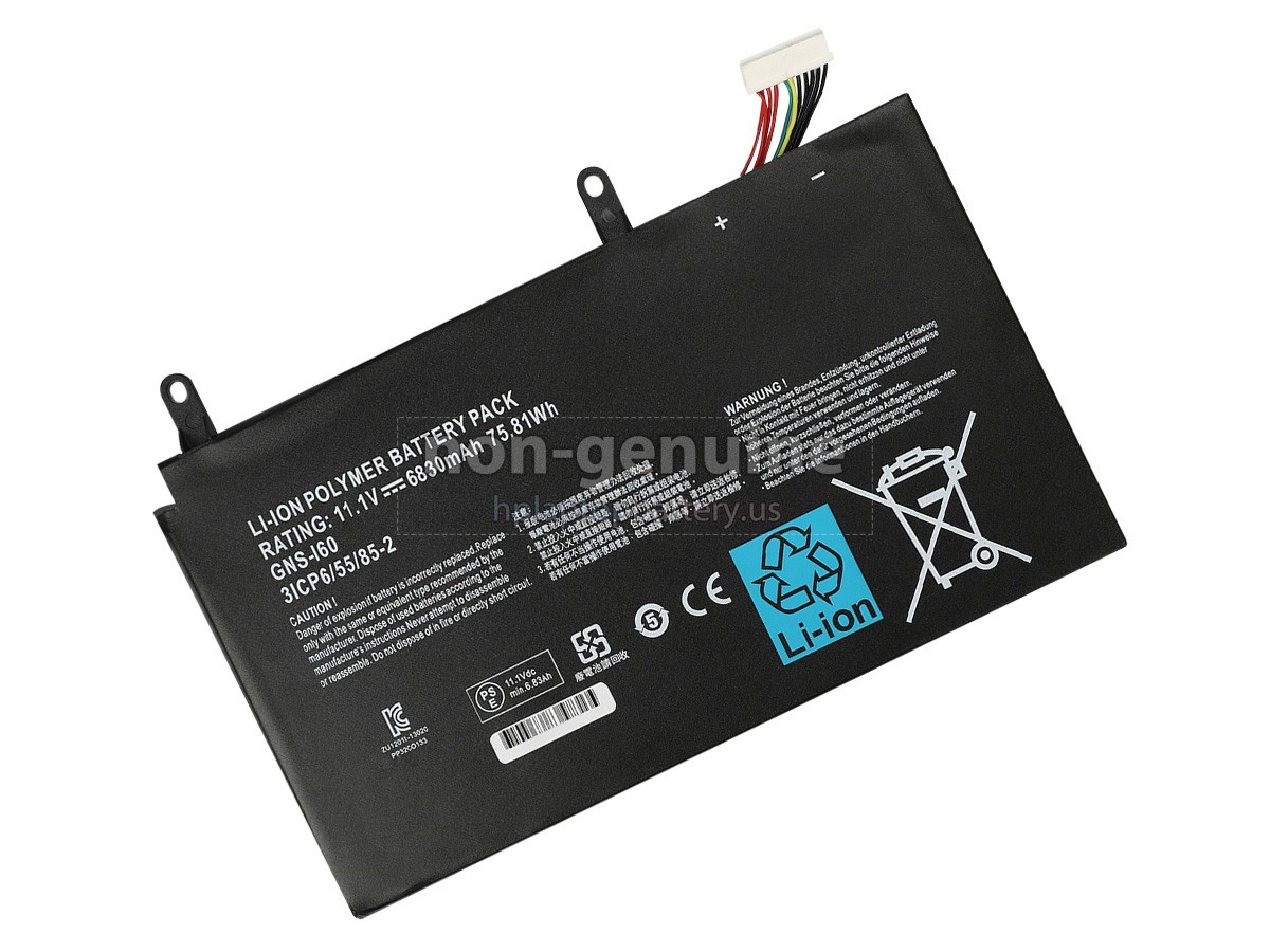 replacement Gigabyte P37X V4 battery