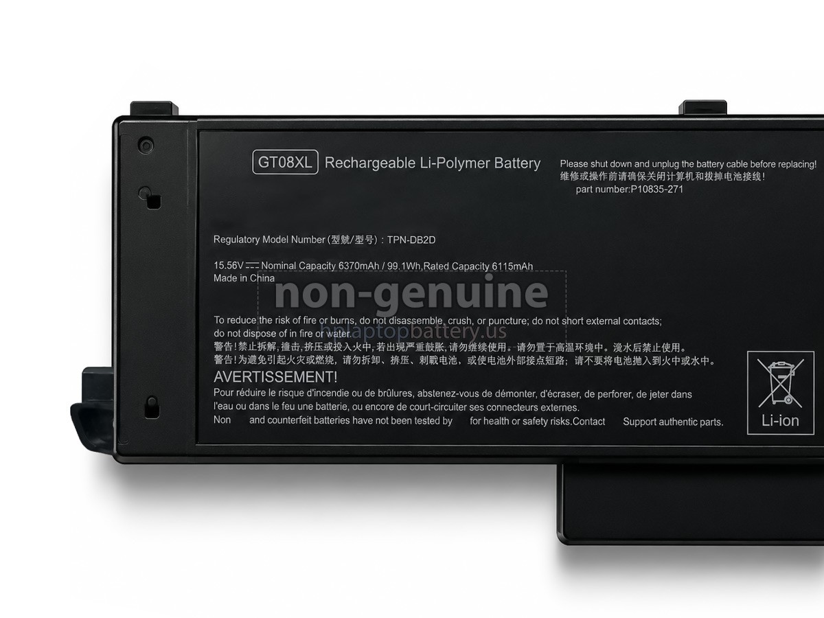 replacement HP GT08XL battery