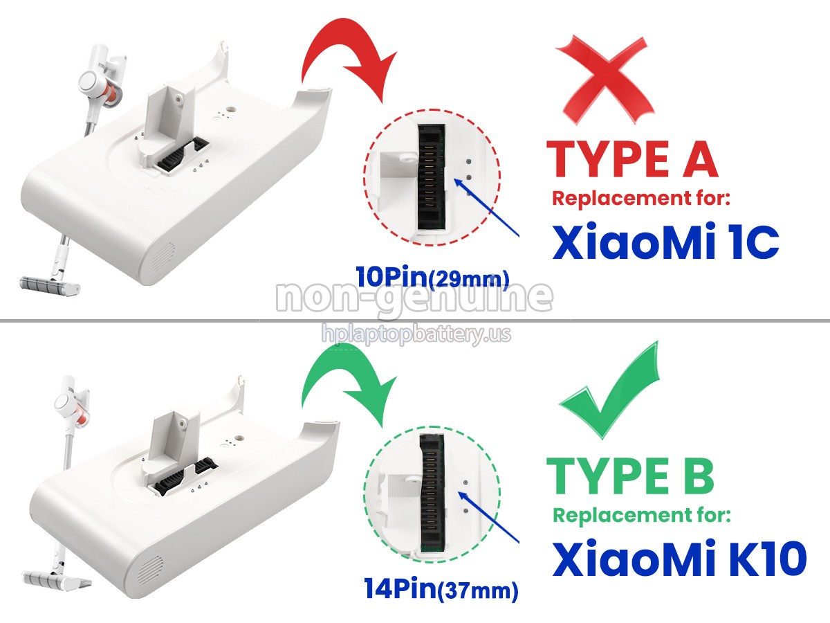 replacement XiaoMi MIJIA K10 battery