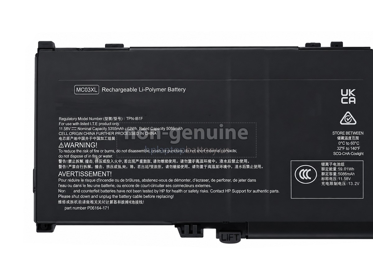 replacement HP AP3F4AV battery