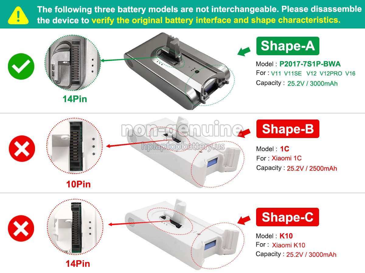 replacement XiaoMi P2017-7S1P-BWA battery