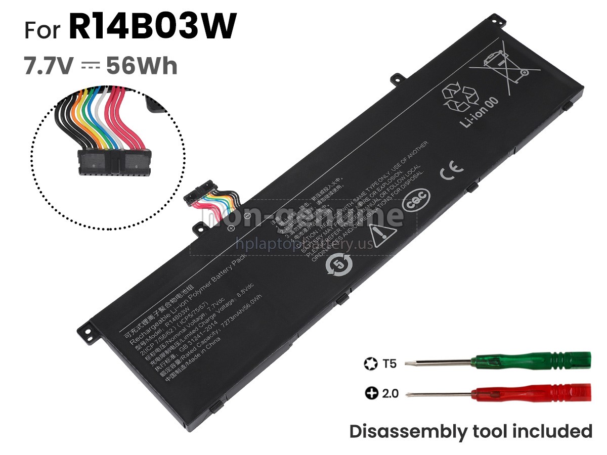 replacement XiaoMi R14B03W battery