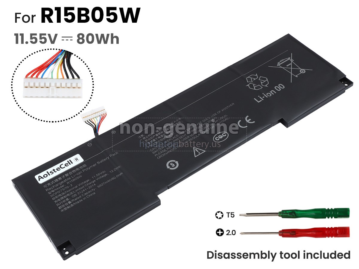 replacement XiaoMi R15B05W battery