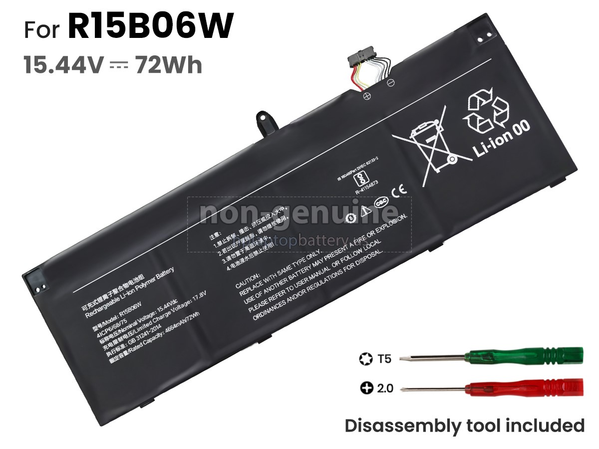 replacement XiaoMi R15B06W battery