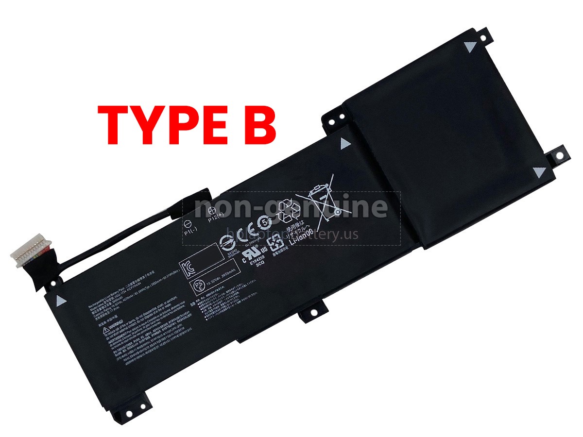 replacement Gigabyte SQU-1723 battery