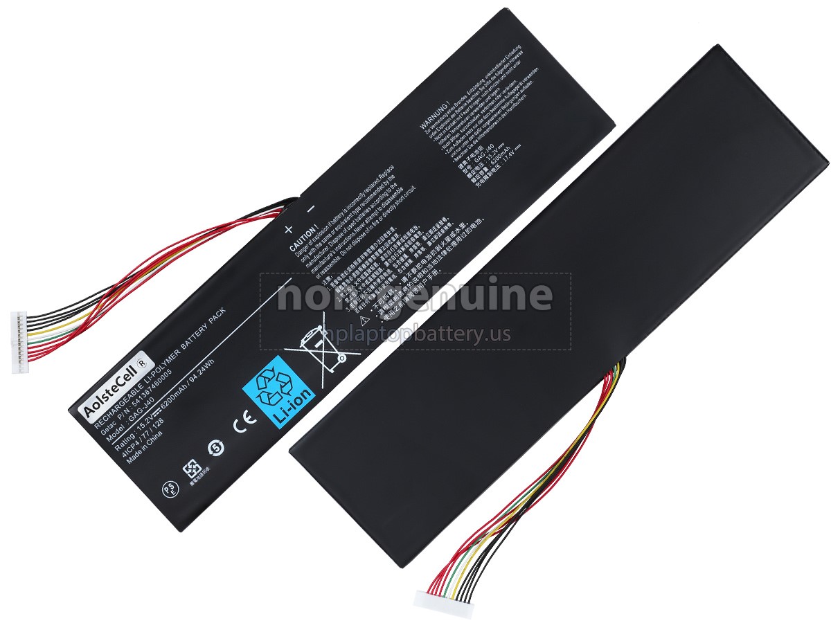 replacement Gigabyte AERO 17 HDR (INTEL 9TH GEN) battery