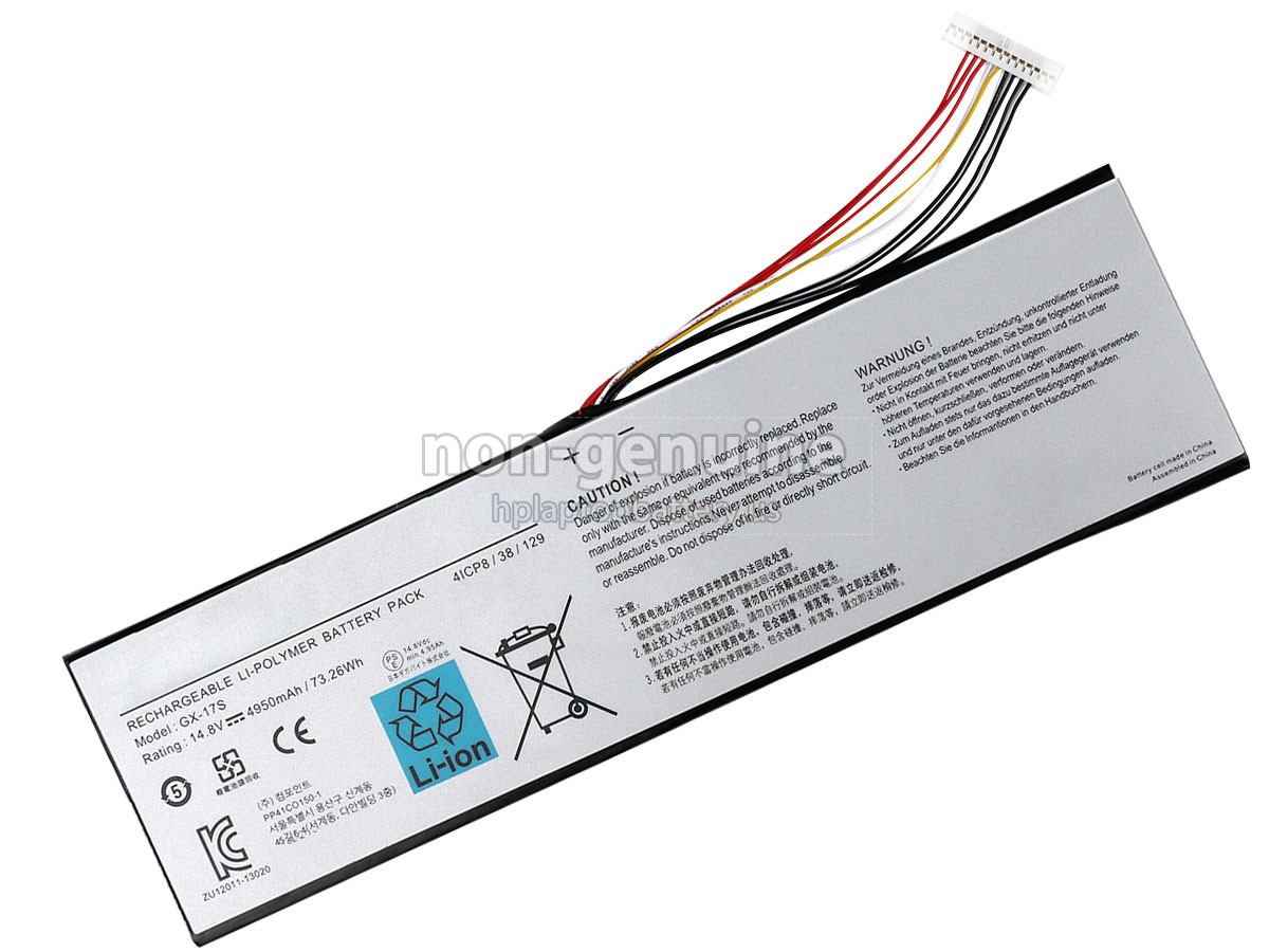 replacement Gigabyte AORUS X3 PLUS V6 battery