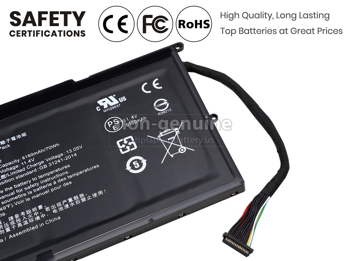 replacement Razer BLADE PRO RZ09-0220 battery